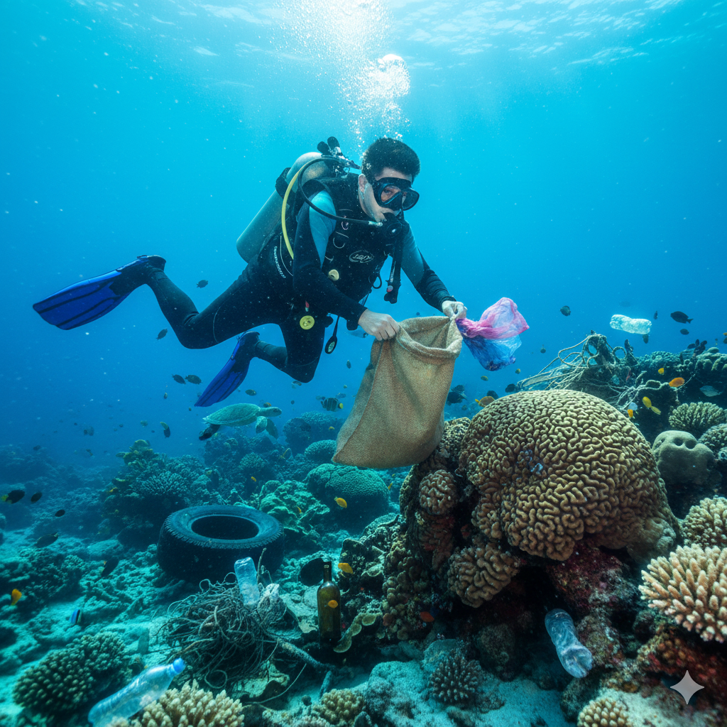 Under-Water Clean-Up Dive